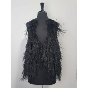 Elizabeth and James Ostrich Feather Vest